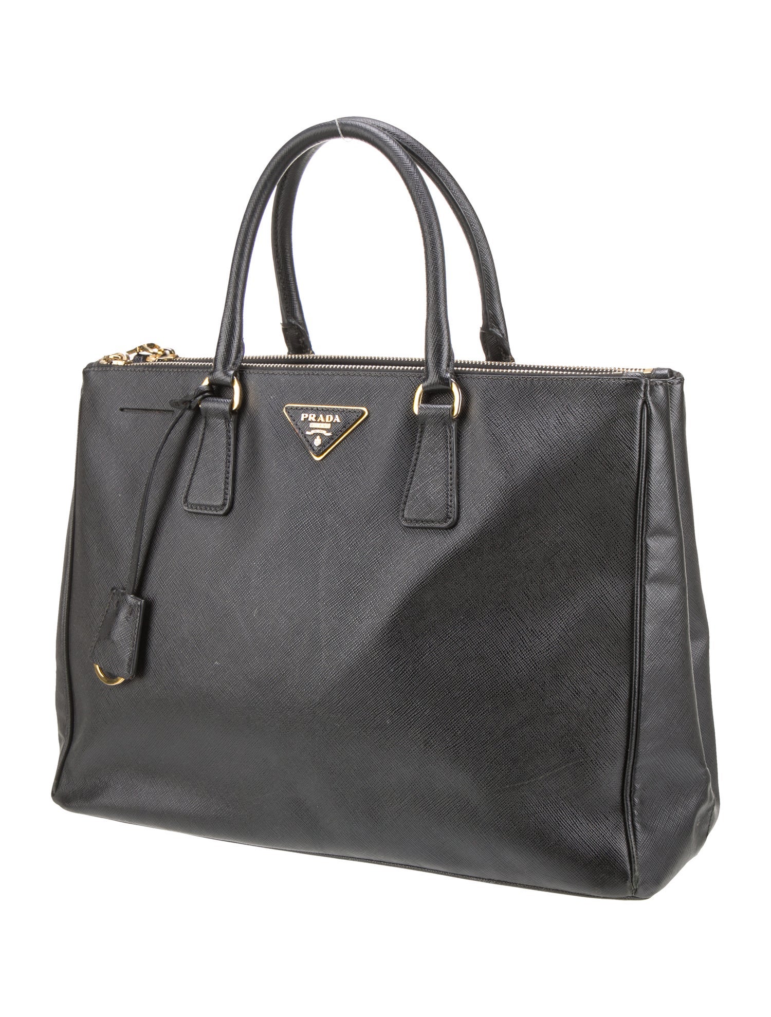 Prada Saffiano Leather Galleria Double Zip Large